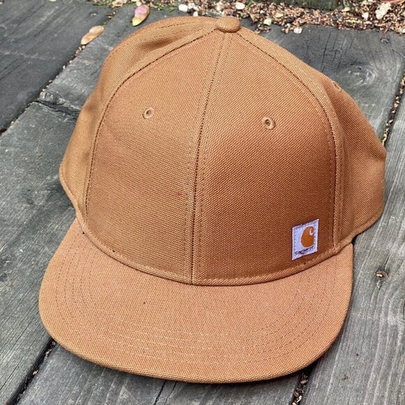 Carhartt Canvas Hat Baseball Cap Snapback - Picture 2 of 3